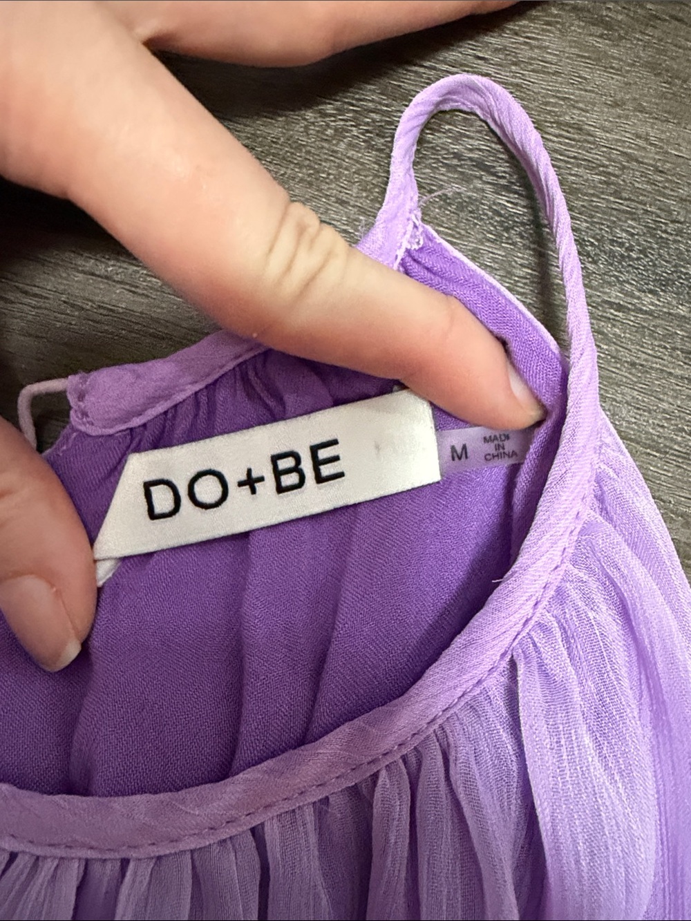 DO+BE lavender dress - Picture 2 of 2
